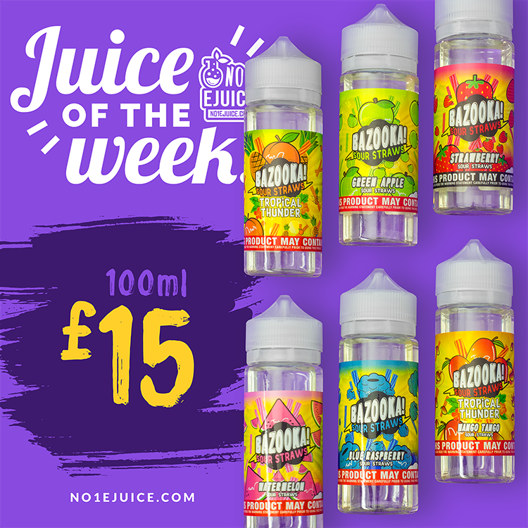 Enjoy over 30% OFF Bazooka Sour Straws 100ml | Taffy Man 100ml | Core No1 Ejuice Enjoy over 30% OFF Bazooka Sour Straws 100ml | Taffy Man 100ml | Core No1 Ejuice