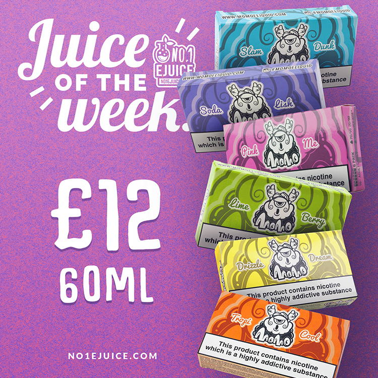 Juice of the Week - MoMo E-Liquid 60ml £12