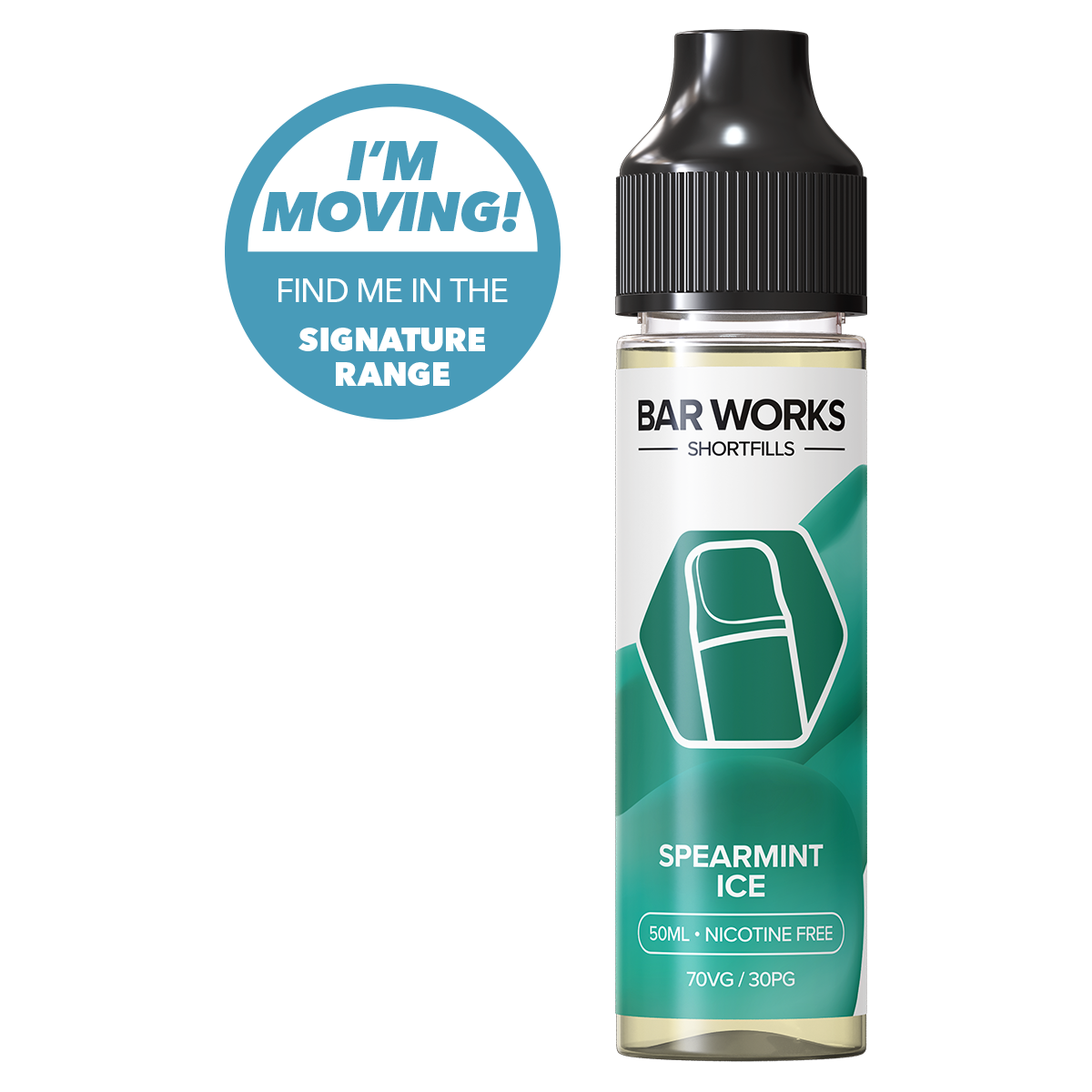 Bar Works | Spearmint Ice Shortfill | E-Liquid | No1 Ejuice