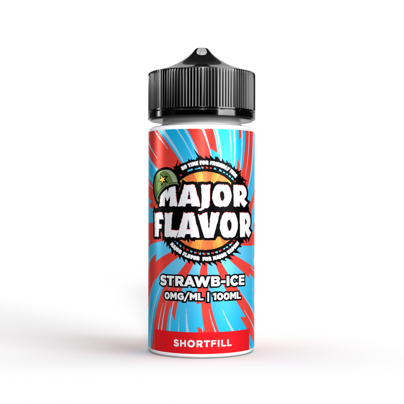 Strawberry Ice by Major Flavor E-Liquid - 100ml 0mg