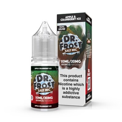 Apple & Cranberry Ice Nic Salt by Dr Frost - 10ml 20mg
