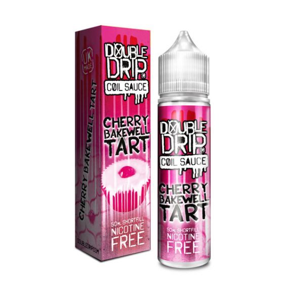 Cherry Bakewell Tart E-Liquid by Double Drip - 0mg 50ml