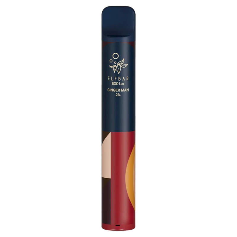 Ginger Man Elf Bar 600 Lux | Disposables | No1 EJuice No1 Ejuice Ginger Man Elf Bar 600 Lux | Disposables | No1 EJuice No1 Ejuice
