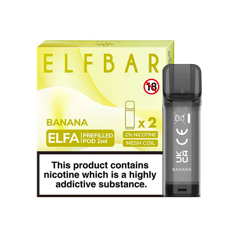 Banana Elf Bar Elfa Pods (Pack of 2)