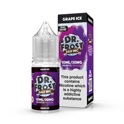 Grape Ice Nic Salt by Dr Frost - 10ml 20mg