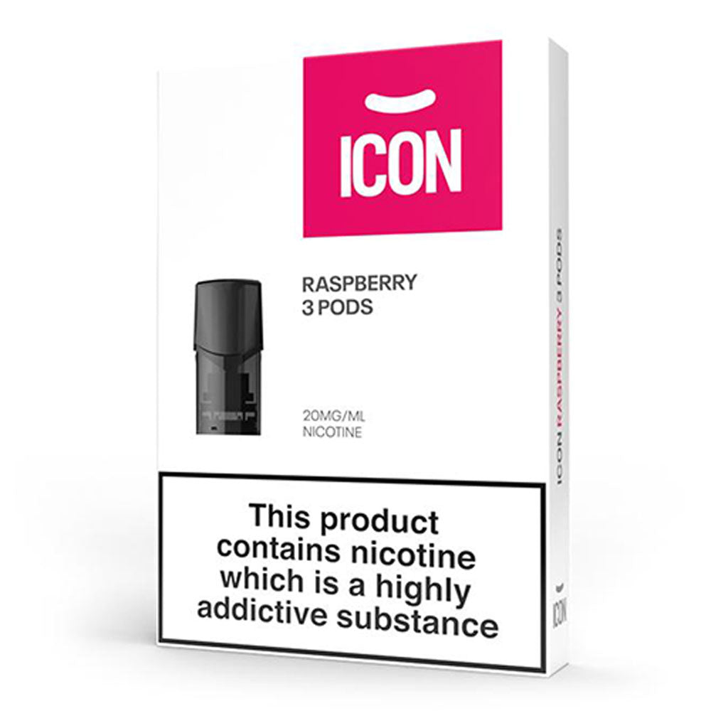 ICON Pre-Filled Pod Raspberry 20mg  No1 Ejuice