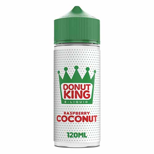 Raspberry & Coconut E-Liquid by Donut King - 100ml 0mg