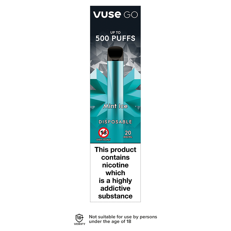 Mint Ice Vuse Go Disposable Vape | Disposables | No1 EJuice No1 Ejuice Mint Ice Vuse Go Disposable Vape | Disposables | No1 EJuice No1 Ejuice