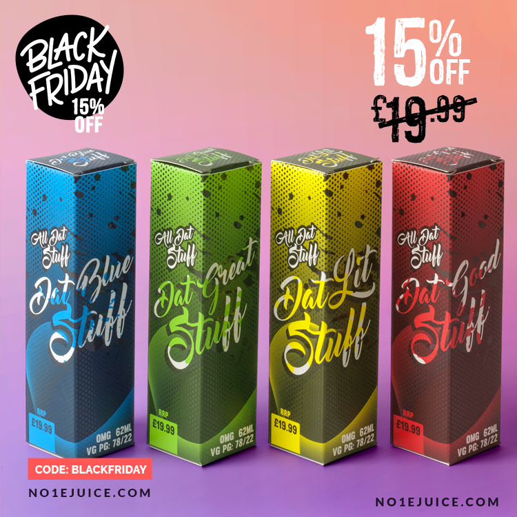 Black Friday - 15% OFF Everything! | Kilo | Iced Out Dr Vapes | Ruthless| Milkman| I Lke VG Desserts & Sweets Range | Tutorial Video Battery Wrap