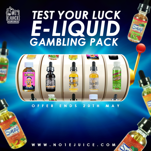 Eliquid Gambling Sale - try your luck & mystery gift | Further clearance reductions | New Arrival | Ejuice from £1