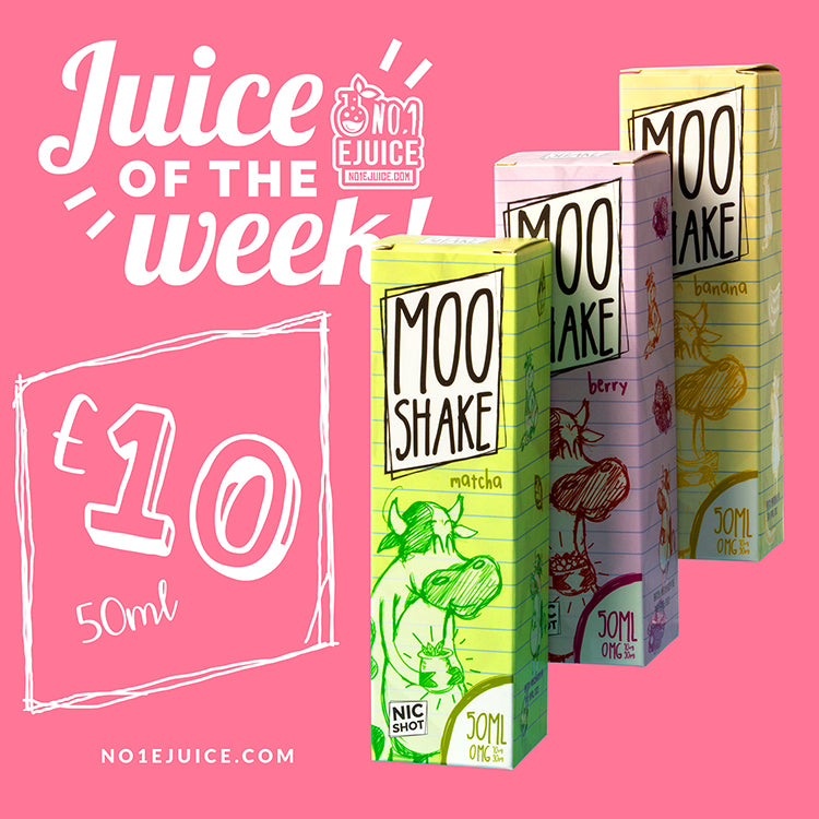 40% off Moo Shake £10 Juice of the week | New MoMo Coming Soon  One Hit Wonder | Acid E-Juice | Ohm Baked 50ml £10 | YouTubeTop 5 Vape Questions
