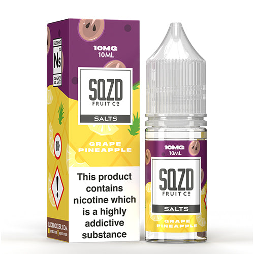 SQZD Salt E-Liquid Grape Pineapple 10ml