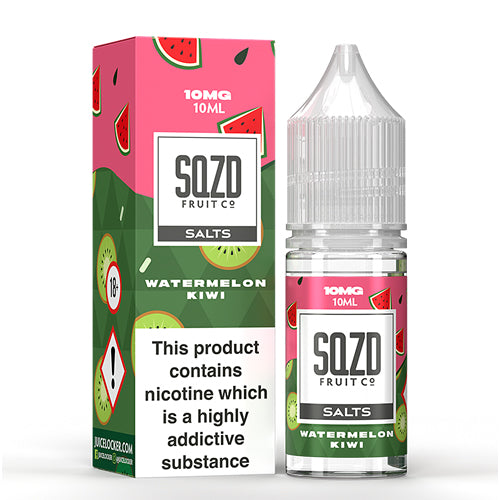 SQZD Salt E-Liquid Watermelon Kiwi 10ml