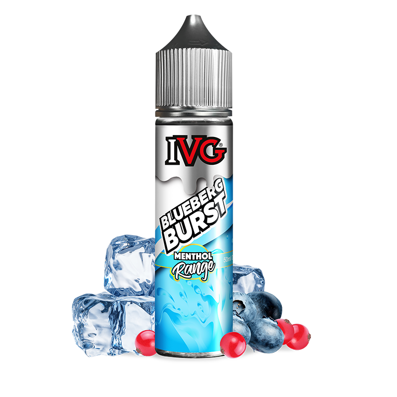 Blueberg Burst E-Liquid by IVG Menthol 50ml
