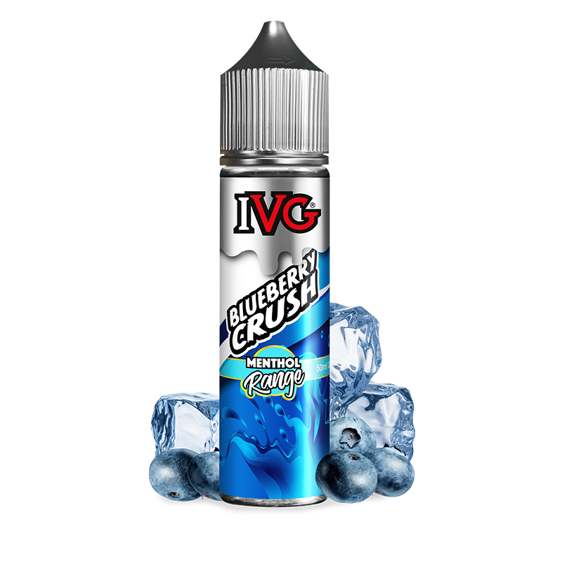 Blueberry Crush E-Liquid by IVG Menthol 50ml