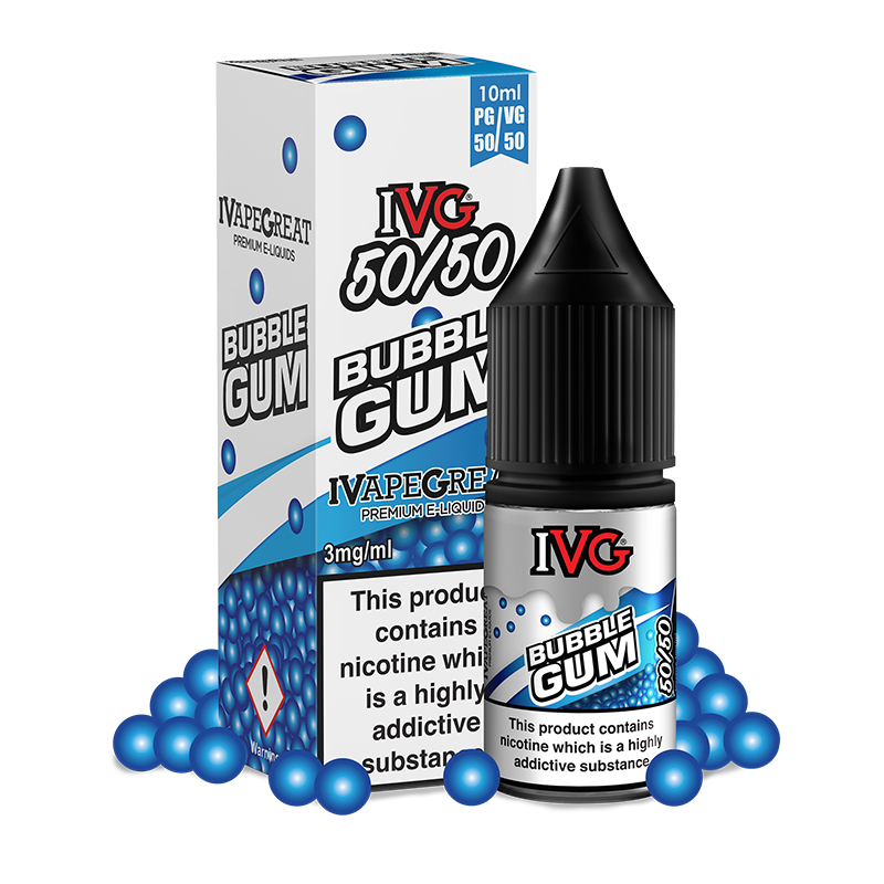 Bubblegum E-Liquid by IVG 50/50 - 10ml