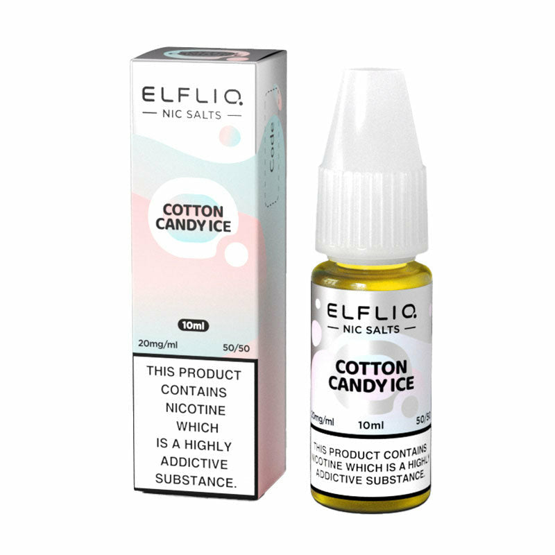 ELFLIQ Cotton Candy Ice Nic Salt E-Liquid