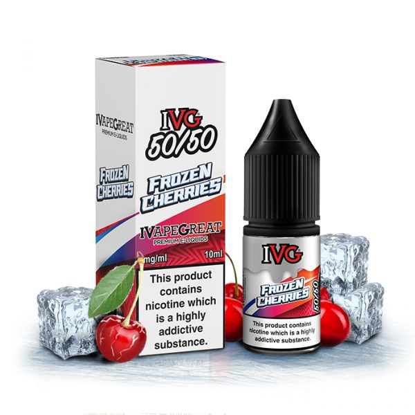 Frozen Cherries Crushed E-Liquid by IVG 50/50 - 10ml