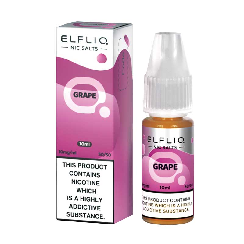 ELFLIQ Grape Nic Salt E-Liquid