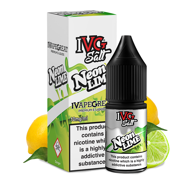 Neon Lime Nic Salt E-Liquid by IVG Salt - 10ml