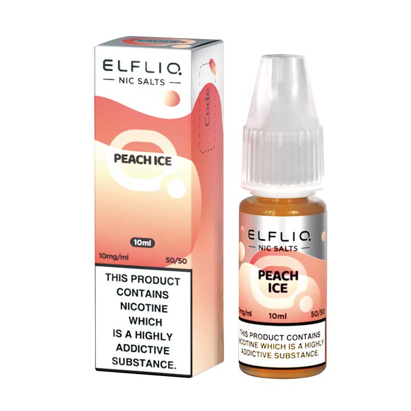 ELFLIQ Peach Ice Nic Salt E-Liquid