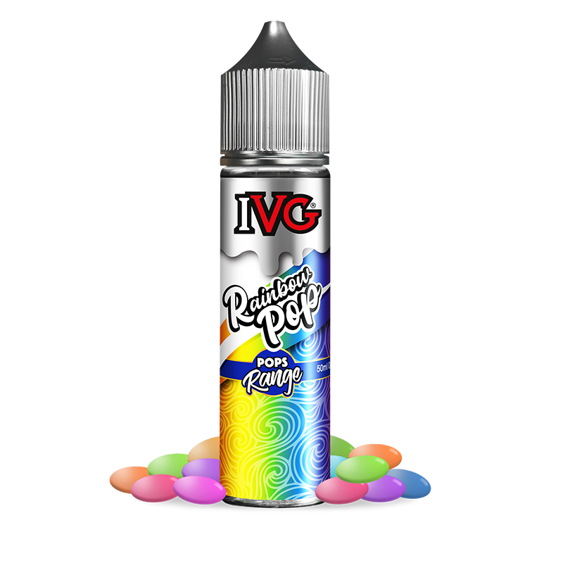 Rainbow Lollipop E-Liquid par IVG Pops 50ml
