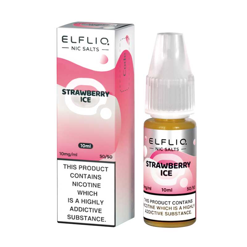 ELFLIQ Strawberry Ice Nic Salt E-Liquid