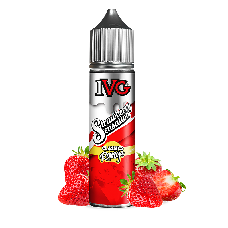 Strawberry Sensation Shortfill E-Liquid by IVG - 50ml