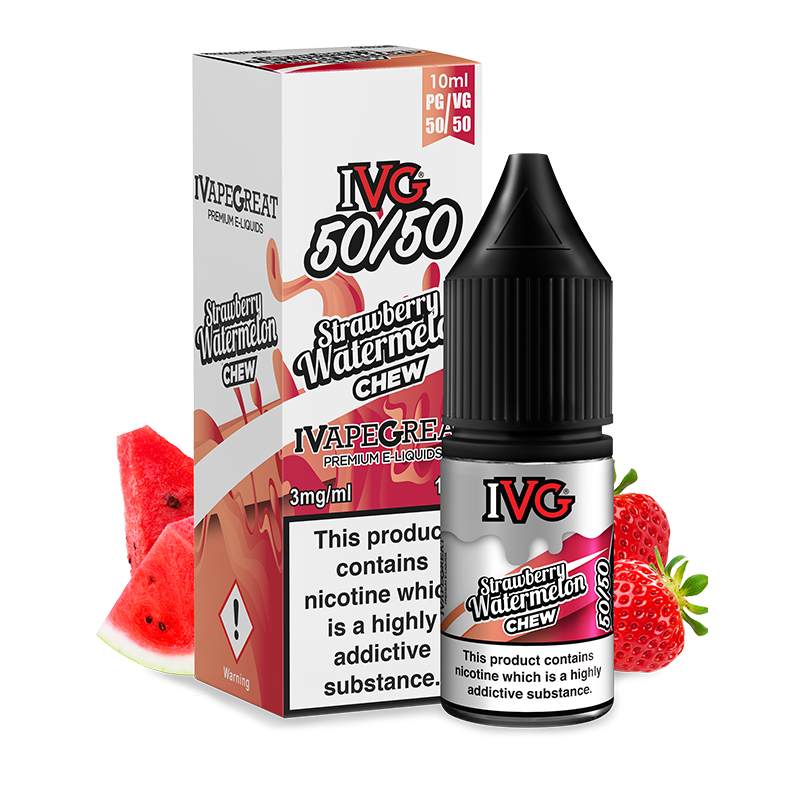 Strawberry Watermelon Chew E-Liquid by IVG 50/50 - 10ml