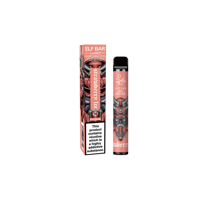 Elf Bar Lux Edition  Disposable Device - Strawberry Ice 20mg