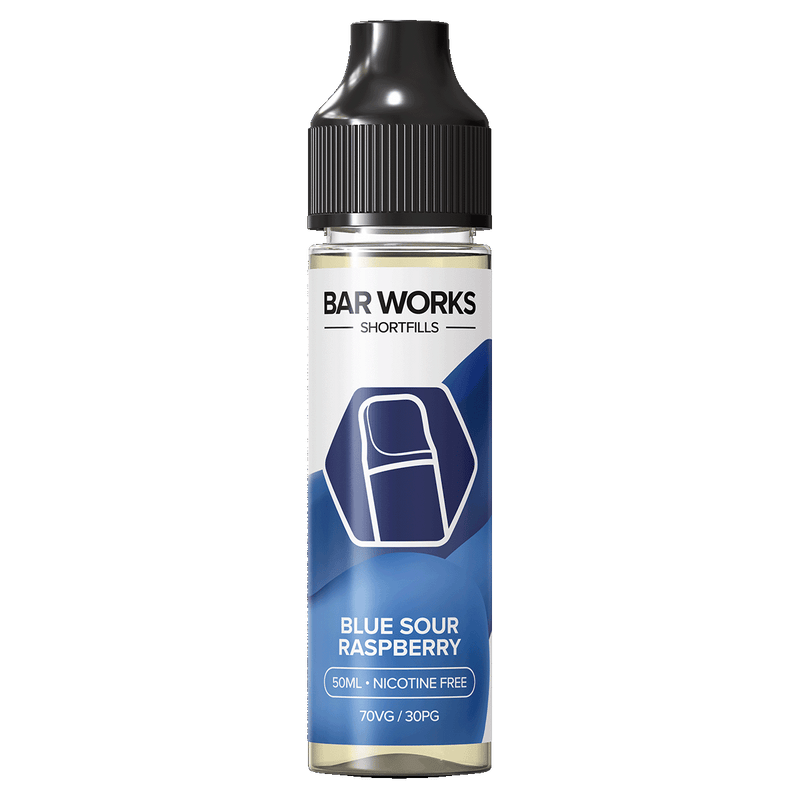 Blue Sour Raspberry Shortfill by Bar Works - 50ml