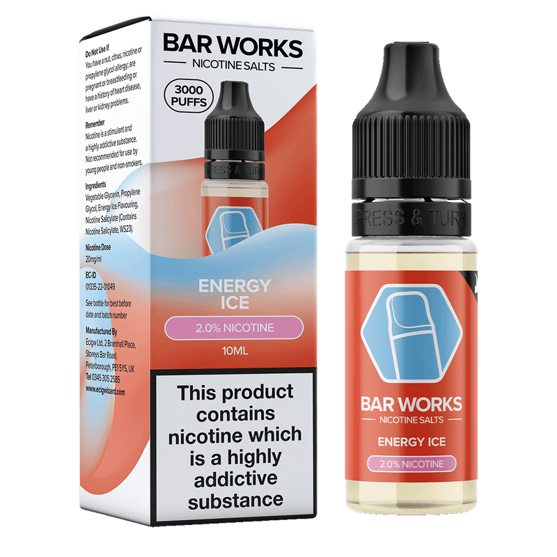 Energy Ice Nic Salt by Bar Works - 10ml 20mg