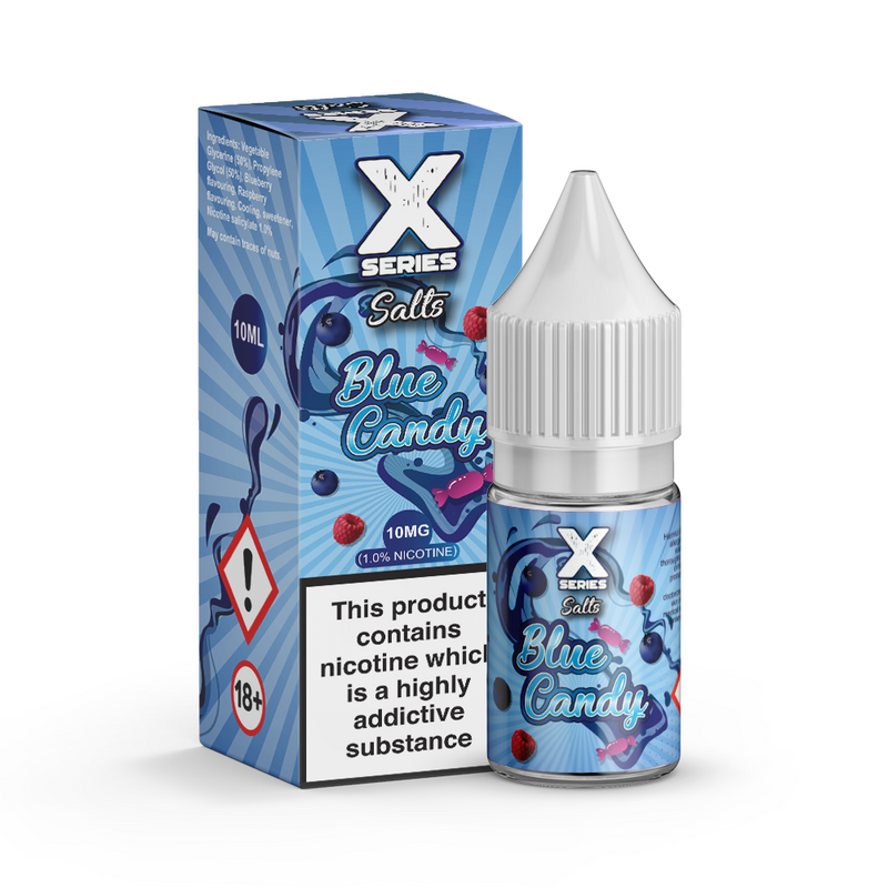 Blue Candy Salt by X-Series E-Liquid 10ml