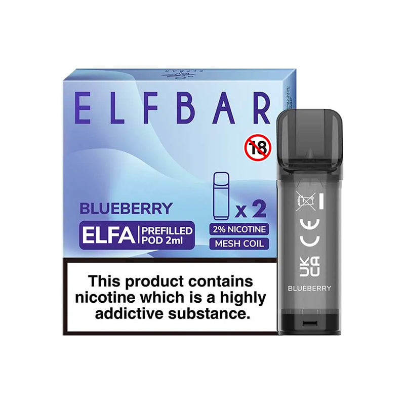Blueberry Elf Bar Elfa Pods (Pack of 2)