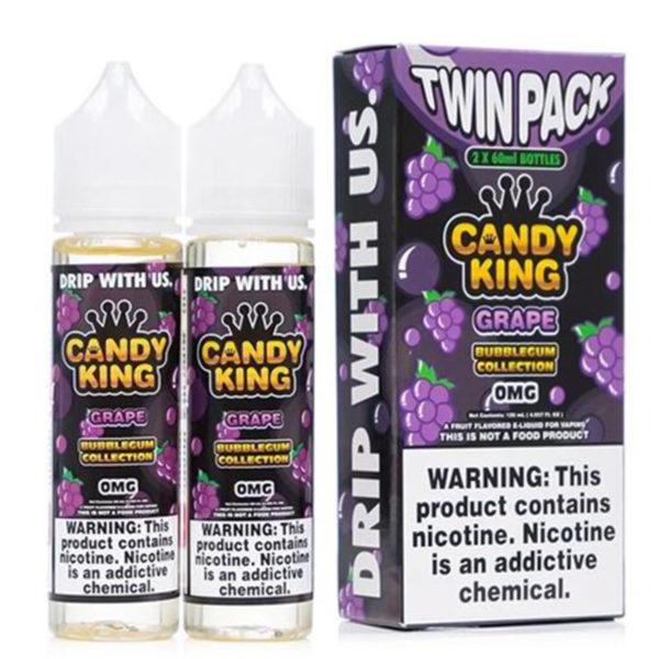 Bubblegum Grape Twin Pack - Colección Bubblegum de Candy King - 2x50ml 0mg