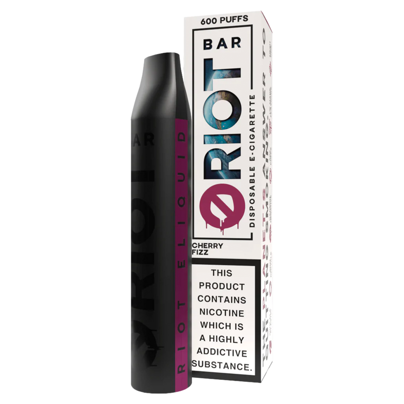 Cherry Fizz Riot Bar Disposable Vape