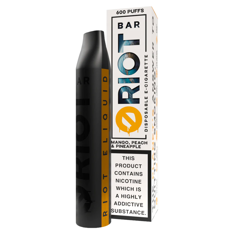 Mango Peach and Pineapple Riot Bar Disposable Vape