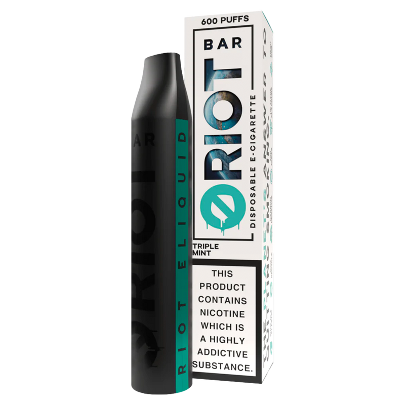 Triple Mint Riot Bar | Disposable Vape | No1 EJuice No1 Ejuice Triple Mint Riot Bar | Disposable Vape | No1 EJuice No1 Ejuice