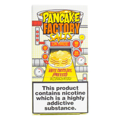 White Chocolate Snikkers Salt by Pancake Factory 10ml 20mg